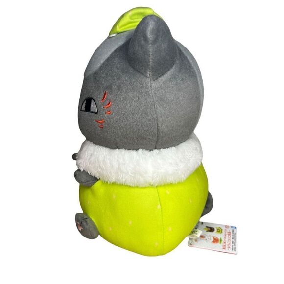 Black Nyanko Plush Toy Ichigo Nyanko Sensei Natsume's Book of Friends NEW - Picture 2 of 5